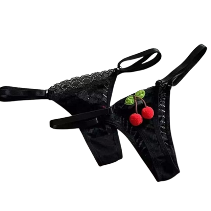 Calcinha Fio Dental String Cerejinha Mil Toques