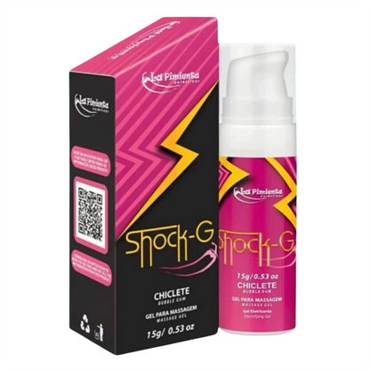 Vibrador Líquido 15g - SHOCK-G - CHICLETE