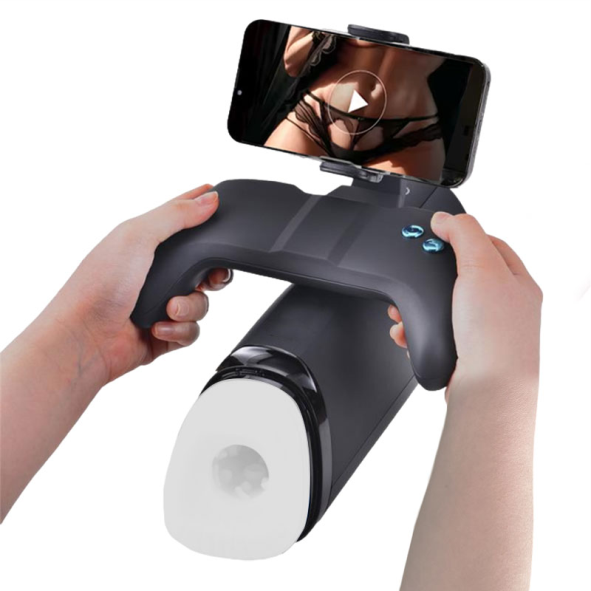 Masturbador Movimentos Vai e Vem e Suporte para Celular - M-100 PRO – MC-155