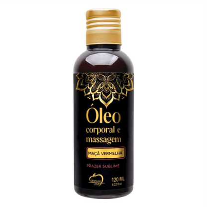 MAÇÃ VERMELHA 120ml - Óleo de Massagem | PRAZER SUBLIME