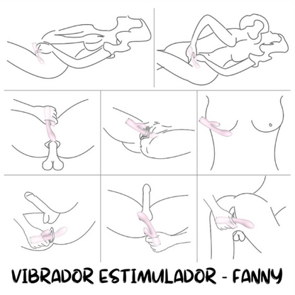 Vibrador Fanny com Estimulador Clitoriano S-HANDE
