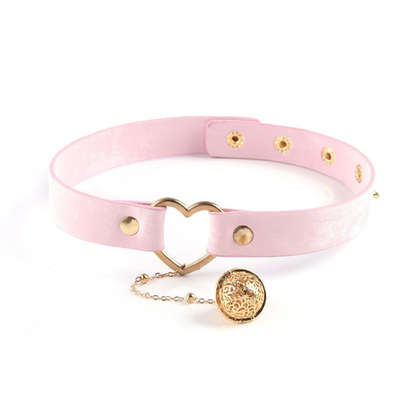 Coleira Bondage com Pingente de Bola