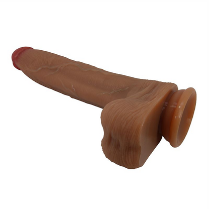 Pênis Realístico com Ventosa / Silicone Líquido - Adley - 28,0 x 3,5 cm - Pretty Love