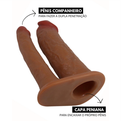 Capa Peniana 17,5x4,2cm COM PÊNIS COMPANHEIRO - YAIRON | BI-026286