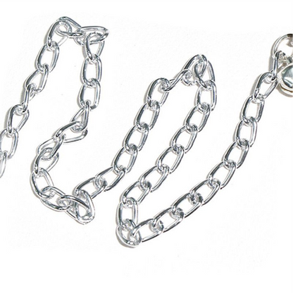 Mordaça com Prendedor de Mamilos com Corrente - Preto