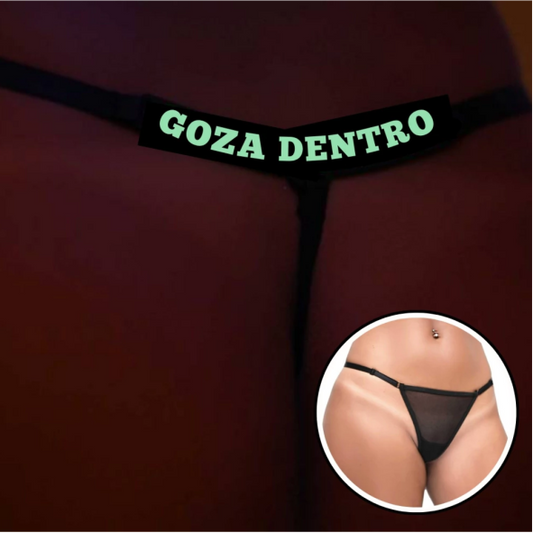 Calcinha Y5078 - GOZA DENTRO - BRILHA NO ESCURO
