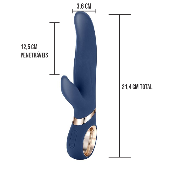 Vibrador de Ponto G e Clitóris - Layla - S-Hande - Ref. 7322