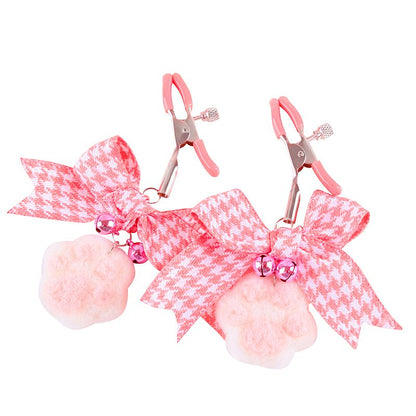 Grampos de Mamilo com Pelúcia