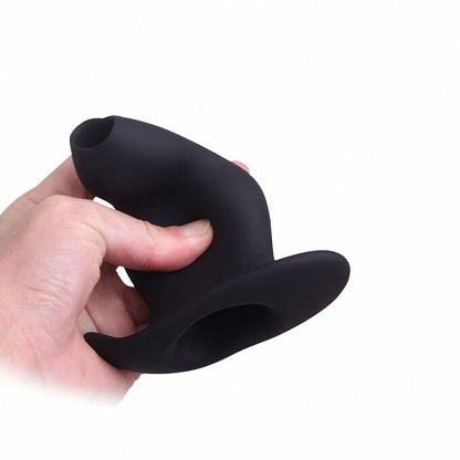 Plug Anal Vazado em Silicone - 9.7 x 4.6 cm