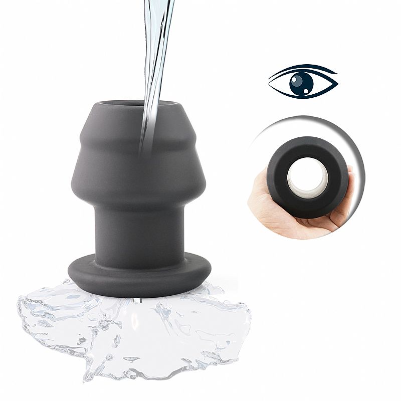 Plug Anal Vazado em Silicone - 9.8 X 4.6 cm