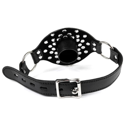 Mordaça de Metal com Couro Sintético