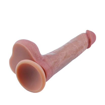 Pênis 22,0 X 3,8 cm - Realística Dupla Camada - Feito em Silicone Líquido - SI - 9119