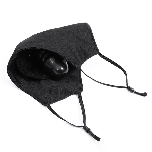 Máscara Facial com Mini Plug de Pênis Removível - SD-142