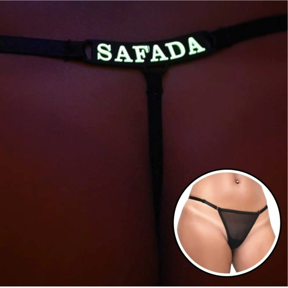 Calcinha Y5078 - SAFADA - BRILHA NO ESCURO