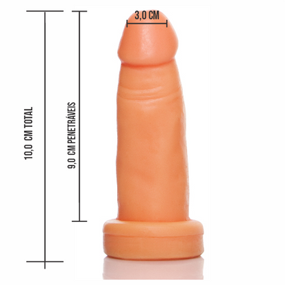 Mini Pênis - 10x3 cm - Bege -  Adão e Eva - ADAO01