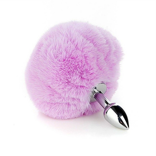 Kit Coelha – Coleira, Tiara com Orelhas, Plug Anal com Rabo e Prendedor de Mamilos