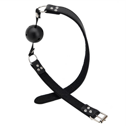 Mordaça de Couro com Bola