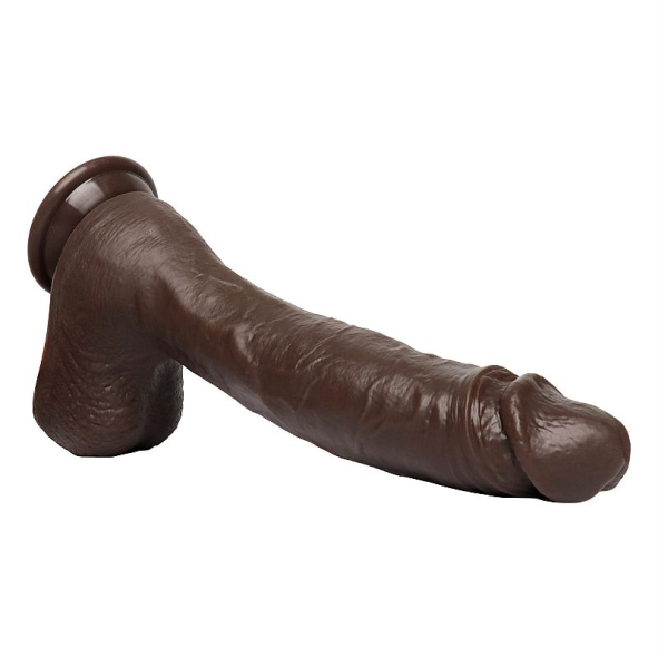 Pênis  25,0 x 4,8 cm Realístico - Marrom - SI - 9527