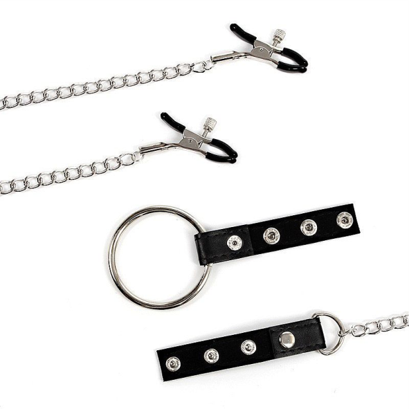 Grampos para Seios com Presilhas Ajustáveis