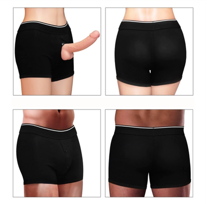 Cueca Box (Tam. P) - Para Prótese STRAPON SHORT