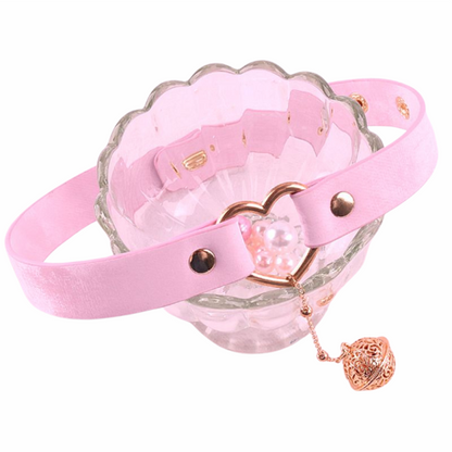 Coleira Bondage com Pingente de Bola