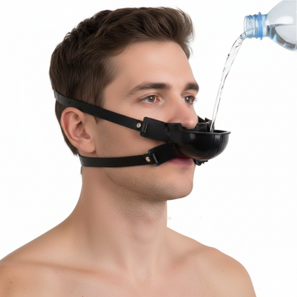 Mordaça com Bocal Funil P/ Introdução de Líquidos - SD-141