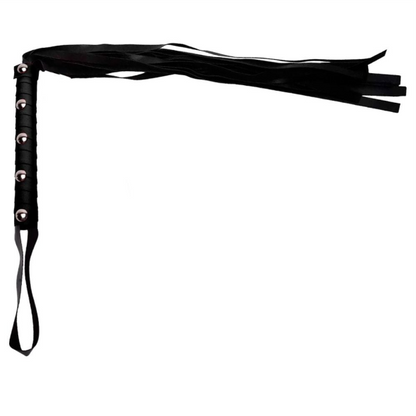 Chicote Couro Com Rebites Metálicos Youvibe