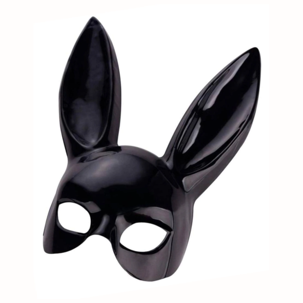 Máscara de Coelha - Plástico Rígido