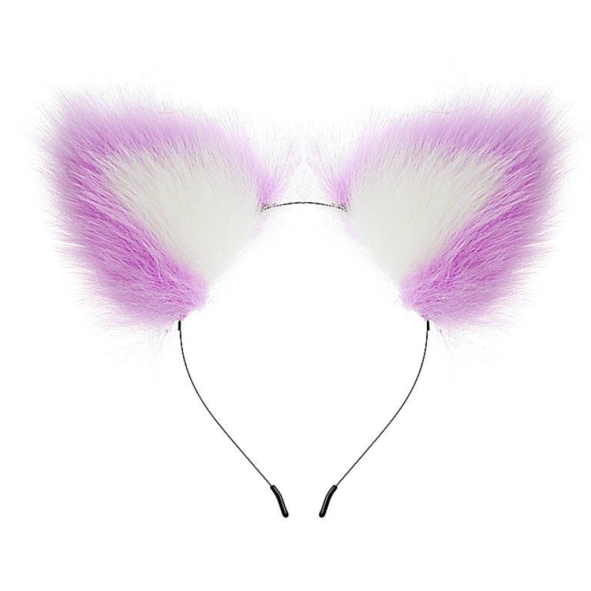 Kit Coelha – Coleira, Tiara com Orelhas, Plug Anal com Rabo e Prendedor de Mamilos