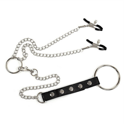 Grampos para Seios com Presilhas Ajustáveis