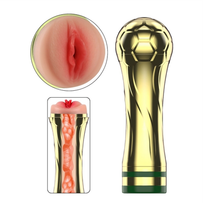 Masturbador Vagina Lanterna Com Vibrador - TAÇA DA COPA | MA004
