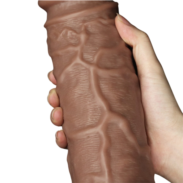 Pênis 26,6x6,3cm COM VIBRADOR E VENTOSA - CHUBBY VIBRATING 10.5