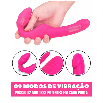 Vibrador NANA- RCT – para Casal STRAPON/STRAPLASS com Controle Remoto