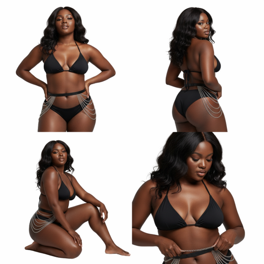 Harness - Cinto com Detalhes em Correntes - SI