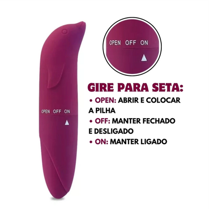 Vibrador Golfinho Cores