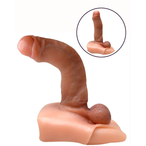 Cinta com Pênis Em Silicone 18x4cm