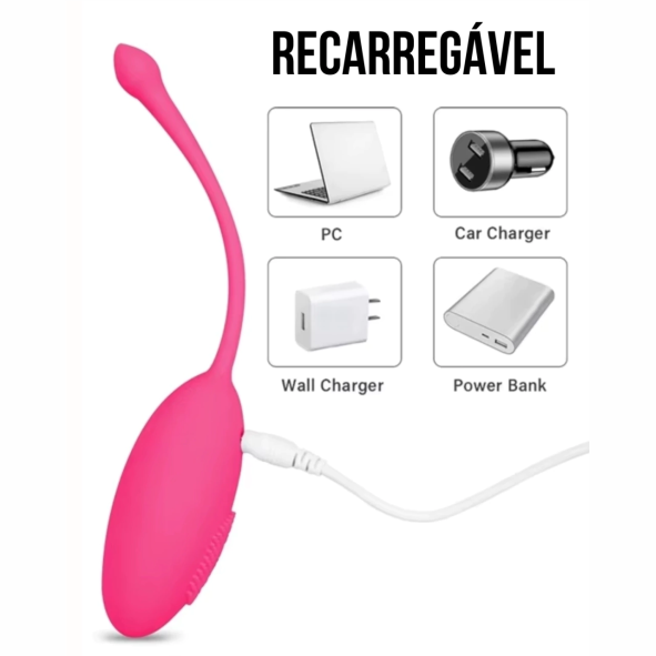 Vibrador Bullet Cápsula Com Controle - MLBC1503