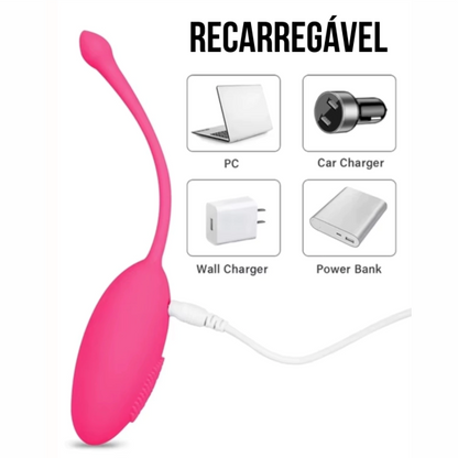 Vibrador Bullet Cápsula Com Controle - MLBC1503