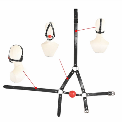 Mordaça com Bola / Suporte de Cabeça