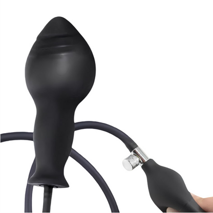 Plug Inflável com Glande Saliente e Bomba de Pressão Manual - AP-080