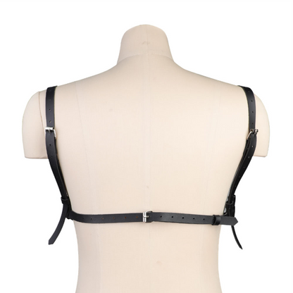 Harness Feminino de Couro - Fivelas - YOUVIBE - SA051