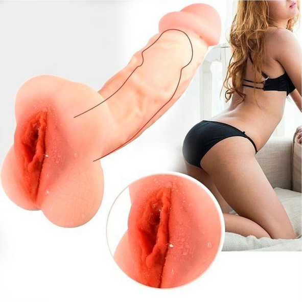 Capa Peniana Com Masturbador Vagina - Ref. 7509