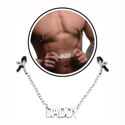 Prendedores para Mamilos com Regulagem e Pingente - DADY