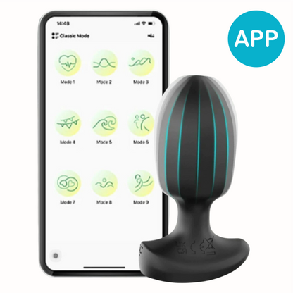 Plug Adam com Vibrador por Aplicativo - MLPP6085