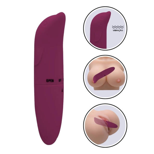 Vibrador Golfinho Cores