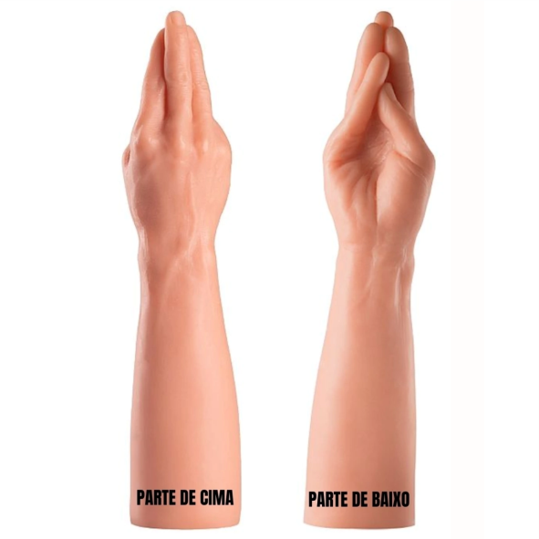 Plug 34x7cm FISTING - FORMATO MÃO COM PUNHO