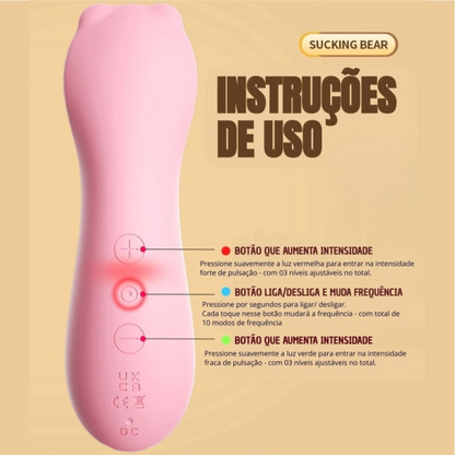 Estimulador De Clitóris Com Pulsação - URSINHO | MLVS2018