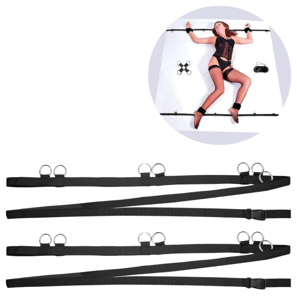 Kit de Bondage para Cama com 5 Peças - YOUVIBE