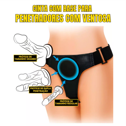 Cinta Com Mini Pênis 17x3,6cm - VB113