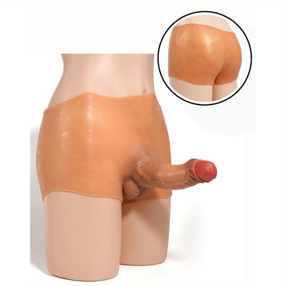 Cinta com Pênis Em Silicone 18x4cm